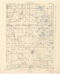 Bangor 1931 topographic map thumbnail