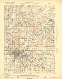 Battle Creek 1918 topographic map thumbnail