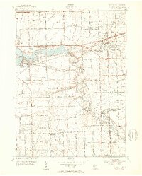 Belleville 1952 topographic map thumbnail