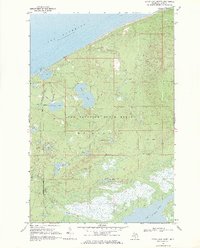 Betsy Lake North 1968 topographic map thumbnail