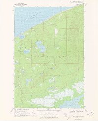 Betsy Lake North 1968 topographic map thumbnail