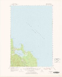 Big Bay 1954 topographic map thumbnail