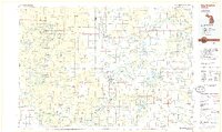 Big Rapids 1984 topographic map thumbnail