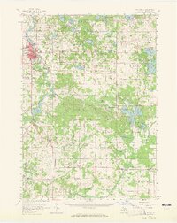 Big Rapids 1958 topographic map thumbnail