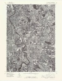 Big Rapids NW topographic map thumbnail