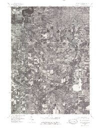 Big Rapids SW topographic map thumbnail
