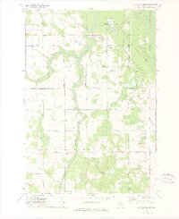 Big Ravine Creek 1972 topographic map thumbnail