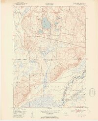 Black Creek 1949 topographic map thumbnail