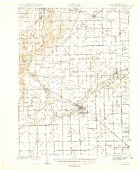 Blissfield 1941 topographic map thumbnail