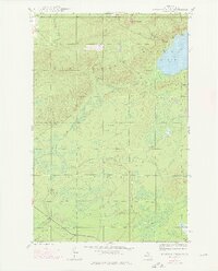 Bruneau Creek 1946 topographic map thumbnail