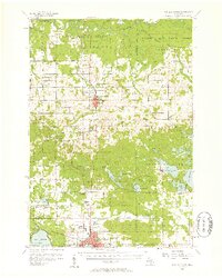 Cadillac North 1956 topographic map thumbnail