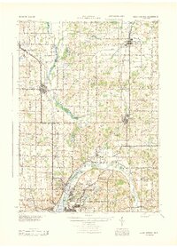 Cedar Springs 1943 topographic map thumbnail