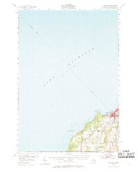 Charlevoix 1954 topographic map thumbnail