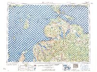 Cheboygan 1958 topographic map thumbnail