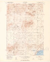 Cote Dame Marie 1950 topographic map thumbnail
