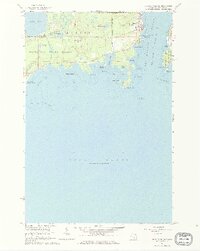 De Tour Village 1964 topographic map thumbnail