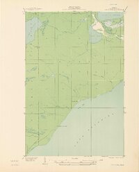 Deer Lake 1939 topographic map thumbnail