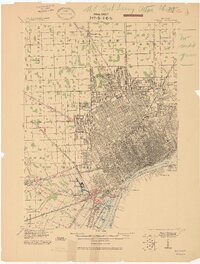 Detroit 1918 topographic map thumbnail