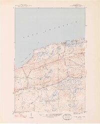 Eagle Harbor 1948 topographic map thumbnail