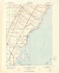 Erie 1952 topographic map thumbnail
