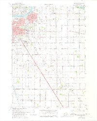 Essexville 1967 topographic map thumbnail