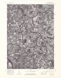 Evart SW topographic map thumbnail