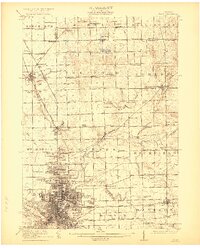Flint 1922 topographic map thumbnail
