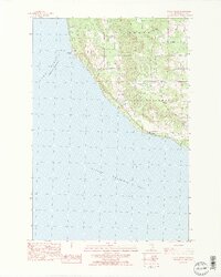 Forest Beach 1983 topographic map thumbnail