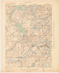 Galesburg 1918 topographic map thumbnail