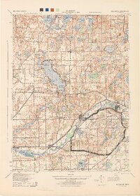 Galesburg 1944 topographic map thumbnail