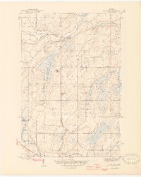 Gibbs City 1946 topographic map thumbnail