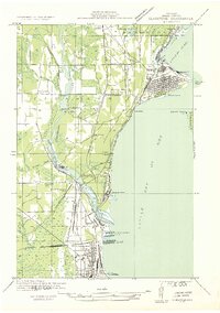 Gladstone SE 1932 topographic map thumbnail