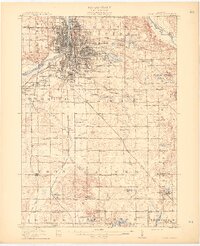 Grand Rapids 1914 topographic map thumbnail