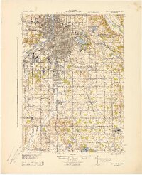 Grand Rapids 1943 topographic map thumbnail