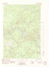 Green Hills 1986 topographic map thumbnail