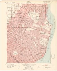 Grosse Pointe 1952 topographic map thumbnail