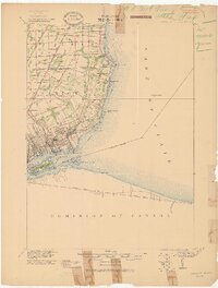 Grosse Pointe 1905 topographic map preview