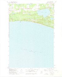 Gulliver 1972 topographic map thumbnail
