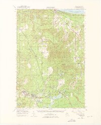 Gwinn 1952 topographic map thumbnail