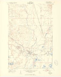 Gwinn 1952 topographic map thumbnail