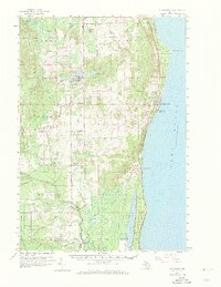 Harrisville 1959 topographic map thumbnail