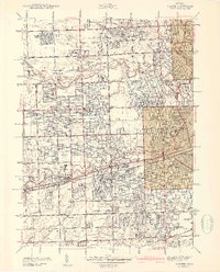 Inkster 1942 topographic map thumbnail