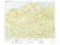 Iron River 1958 topographic map thumbnail