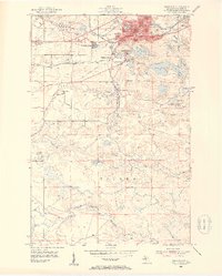 Ishpeming 1952 topographic map preview