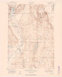 K P Lake 1951 topographic map thumbnail