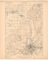 Kalamazoo 1918 topographic map thumbnail