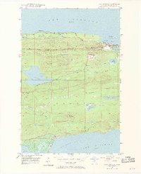 Lake Medora 1948 topographic map thumbnail