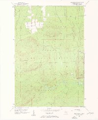 Matchwood NW 1956 topographic map thumbnail