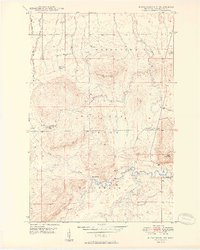 Matchwood NW 1949 topographic map thumbnail