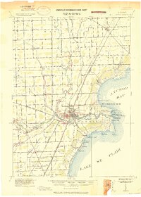 Mt Clemens 1912 topographic map thumbnail